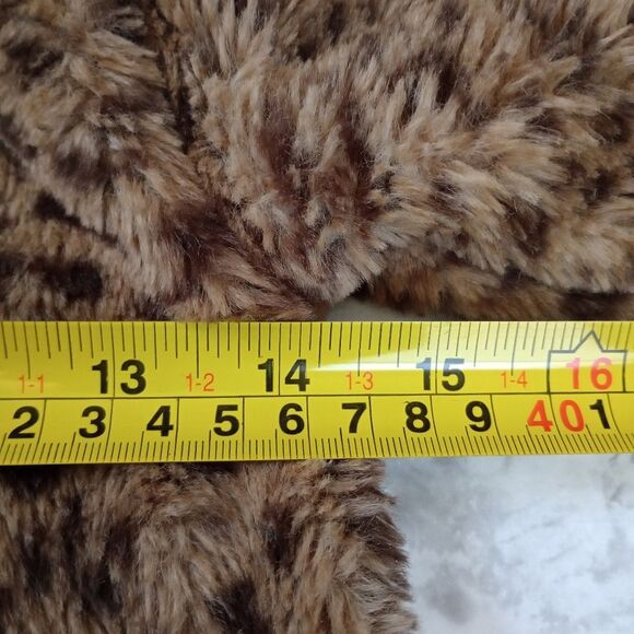 Art Class Animal Print Faux Fur Jacket Size 7/8 - Picture 7 of 8